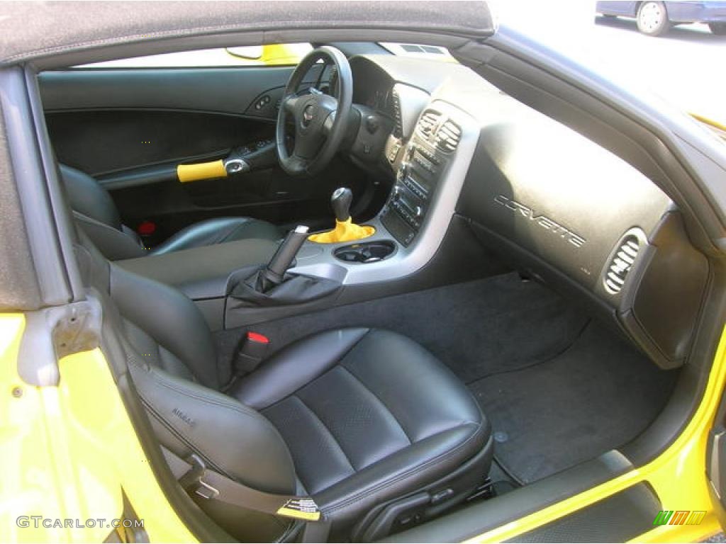 2006 Corvette Convertible - Velocity Yellow / Ebony Black photo #5