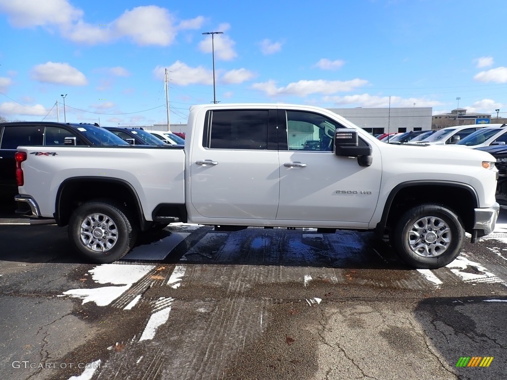 Summit White 2020 Chevrolet Silverado 2500HD LTZ Crew Cab 4x4 Exterior Photo #136892394