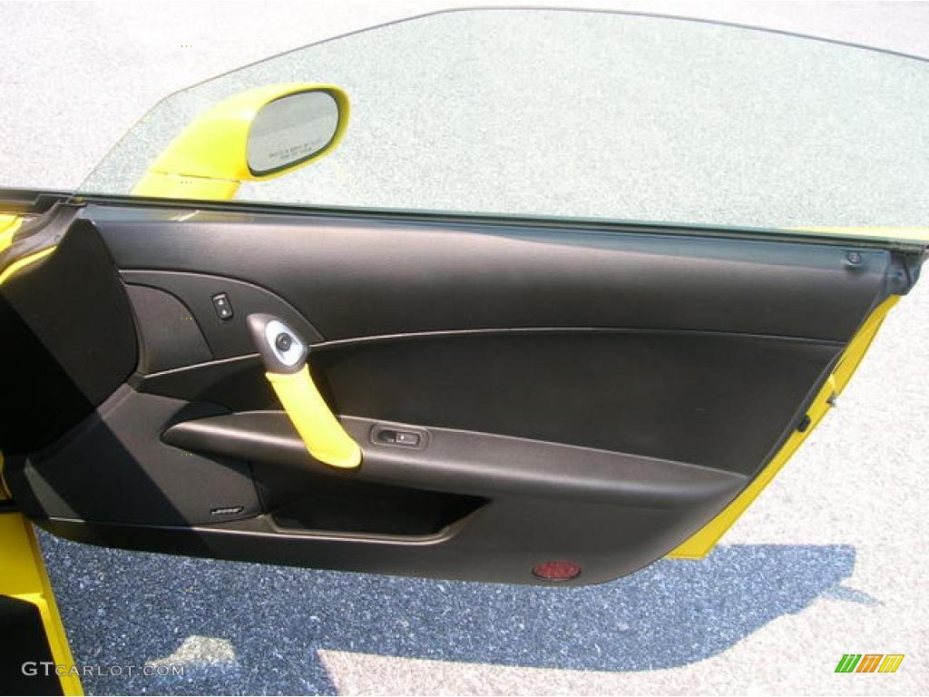 2006 Corvette Convertible - Velocity Yellow / Ebony Black photo #6