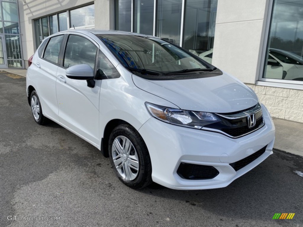 Platinum White Pearl 2020 Honda Fit LX Exterior Photo #136893207