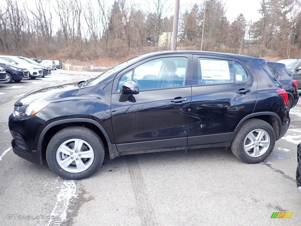 Mosaic Black Metallic 2020 Chevrolet Trax LS AWD Exterior Photo #136893468