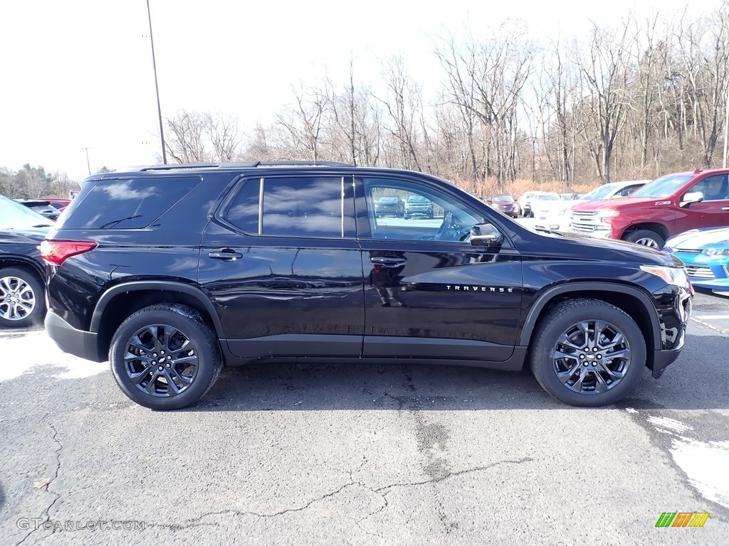 Mosaic Black Metallic 2020 Chevrolet Traverse RS AWD Exterior Photo #136895565