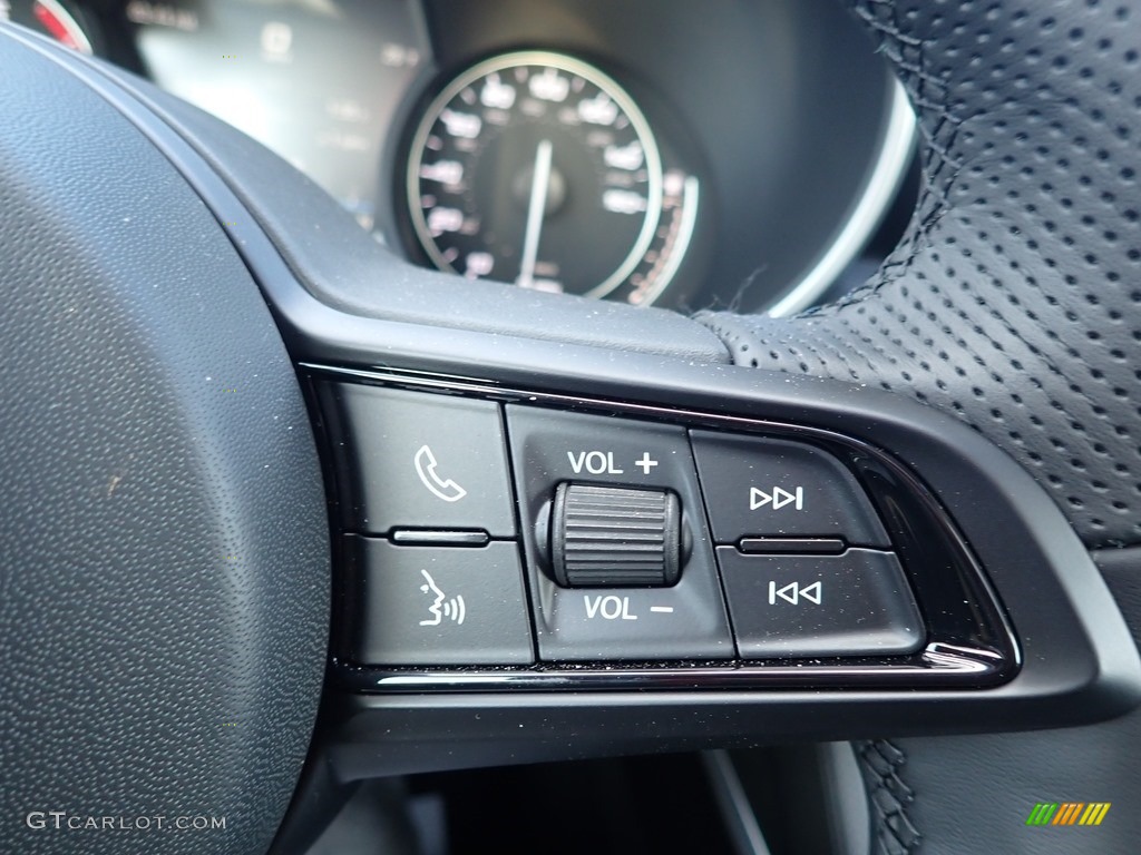 2020 Alfa Romeo Stelvio AWD Black Steering Wheel Photo #136896801