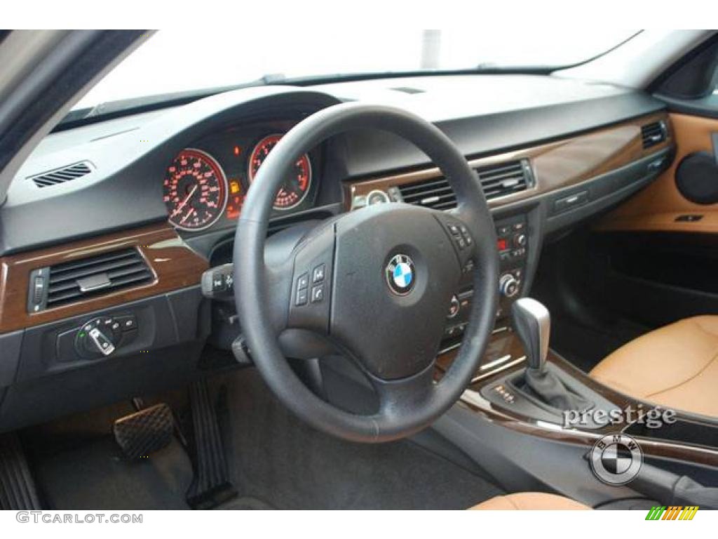 2009 3 Series 328i Sedan - Platinum Bronze Metallic / Saddle Brown Dakota Leather photo #14