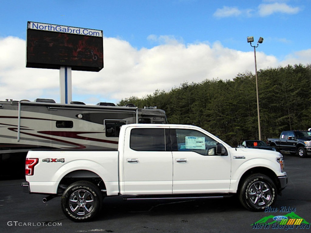 2020 F150 XLT SuperCrew 4x4 - Oxford White / Medium Earth Gray photo #6