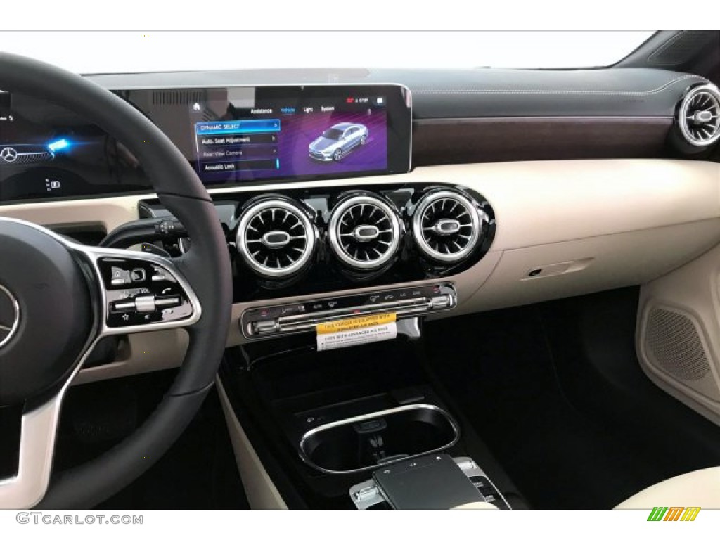 2020 Mercedes-Benz CLA 250 Coupe Macchiato Beige Dashboard Photo #136901092