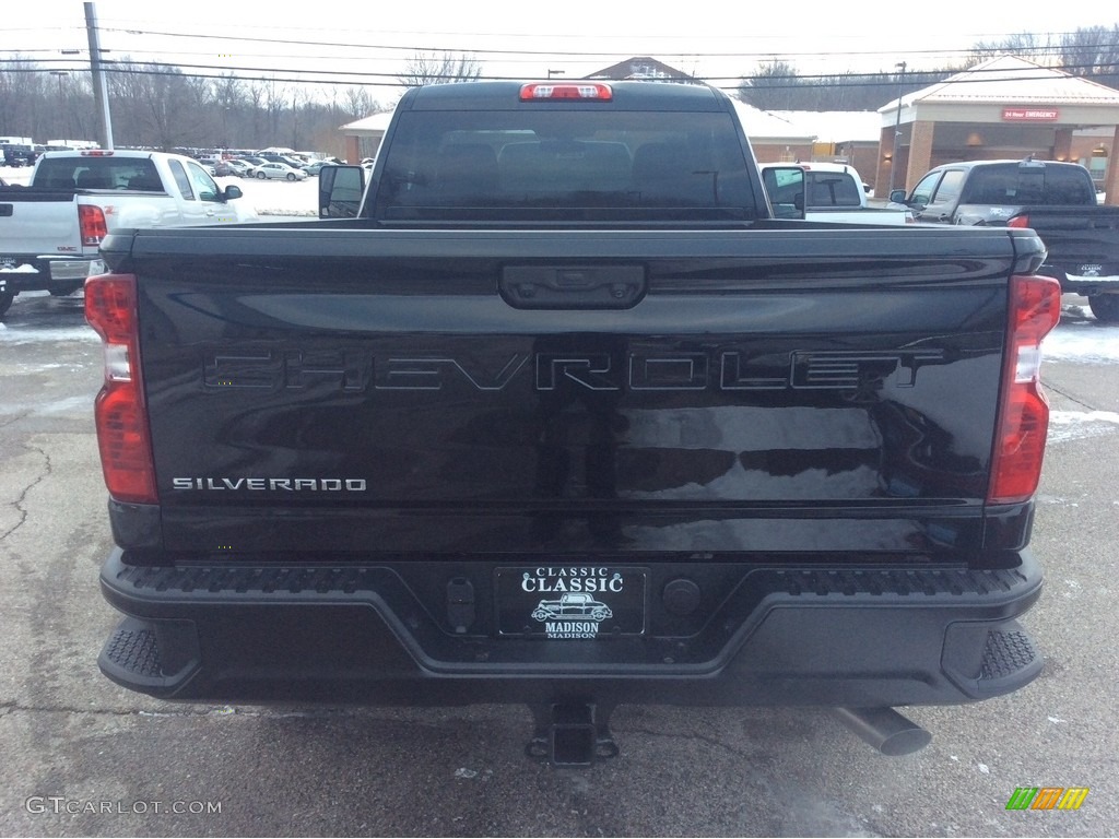 2020 Silverado 2500HD Work Truck Regular Cab 4x4 - Black / Jet Black photo #8