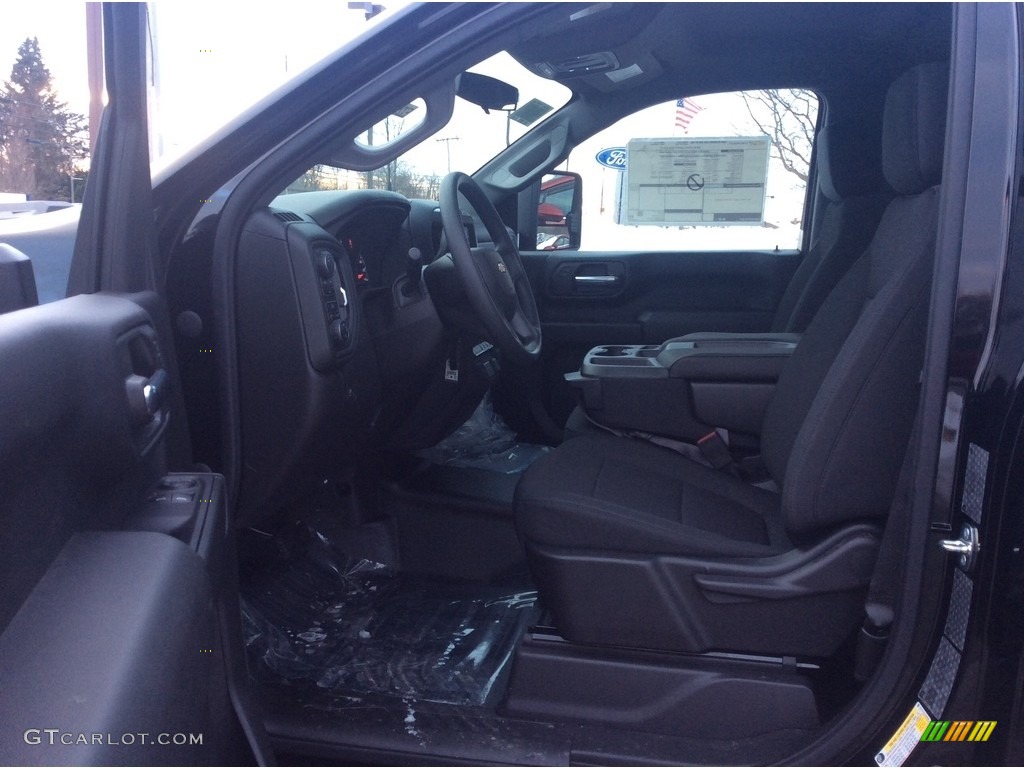 Jet Black Interior 2020 Chevrolet Silverado 2500HD Work Truck Regular Cab 4x4 Photo #136904473