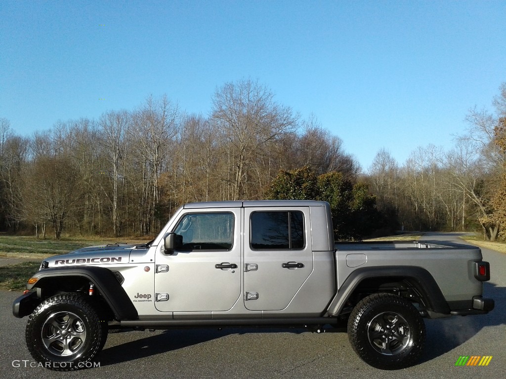 Billet Silver Metallic 2020 Jeep Gladiator Rubicon 4x4 Exterior Photo #136904782