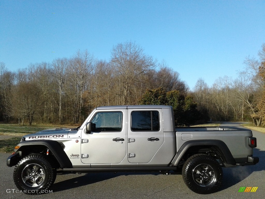 2020 Gladiator Rubicon 4x4 - Billet Silver Metallic / Black photo #1