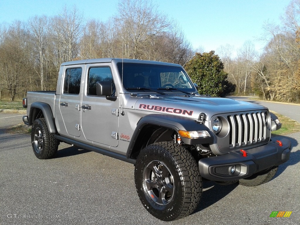 Billet Silver Metallic 2020 Jeep Gladiator Rubicon 4x4 Exterior Photo #136904878