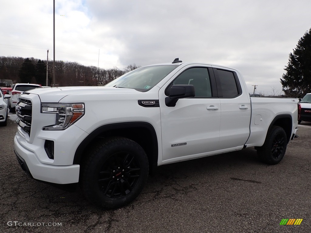 2020 Sierra 1500 Elevation Double Cab 4WD - Summit White / Jet Black photo #1