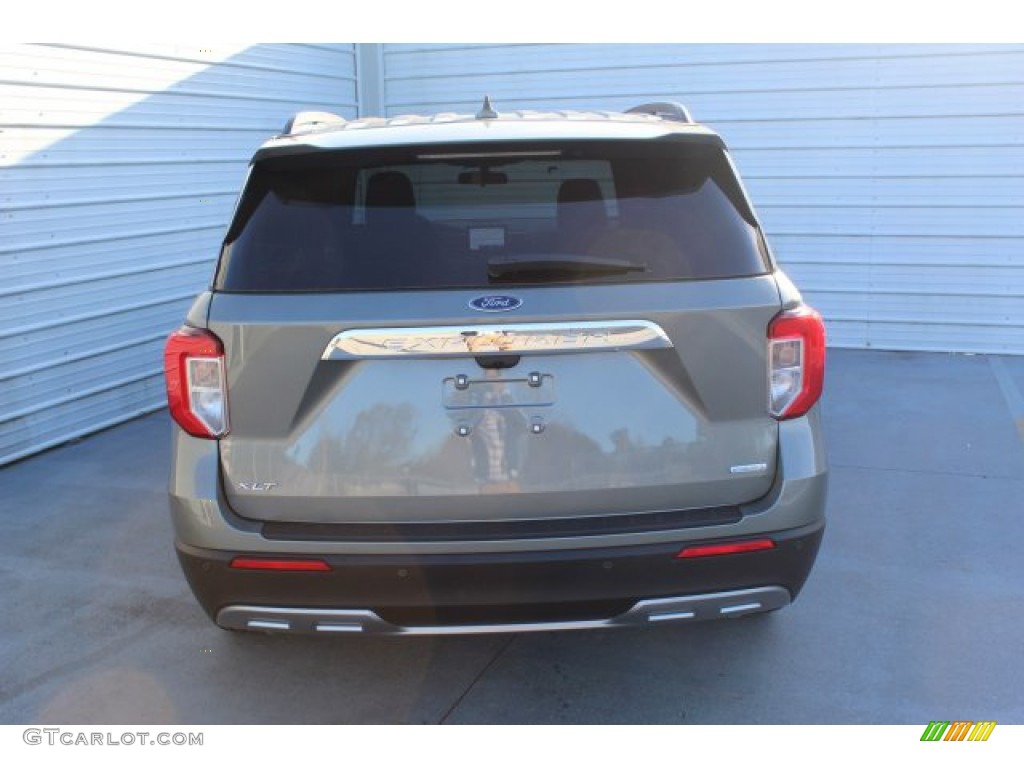 2020 Explorer XLT - Silver Spruce Metallic / Ebony photo #7