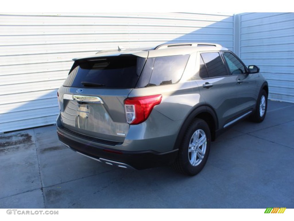 2020 Explorer XLT - Silver Spruce Metallic / Ebony photo #8