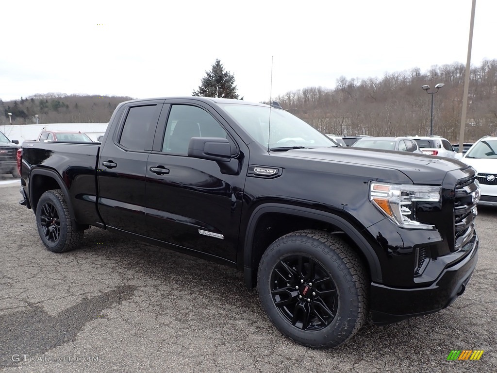 Onyx Black 2020 GMC Sierra 1500 Elevation Double Cab 4WD Exterior Photo #136905498