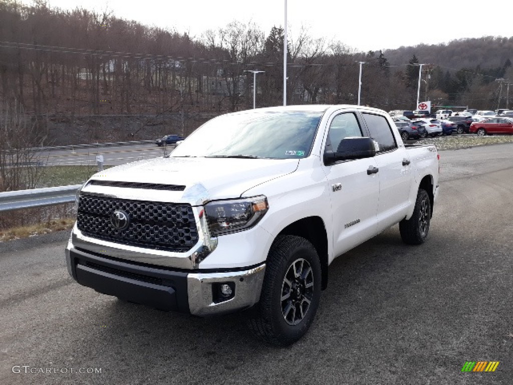 2020 Tundra TRD Off Road CrewMax 4x4 - Super White / Graphite photo #42