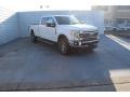 2020 Oxford White Ford F350 Super Duty Lariat Crew Cab 4x4  photo #2