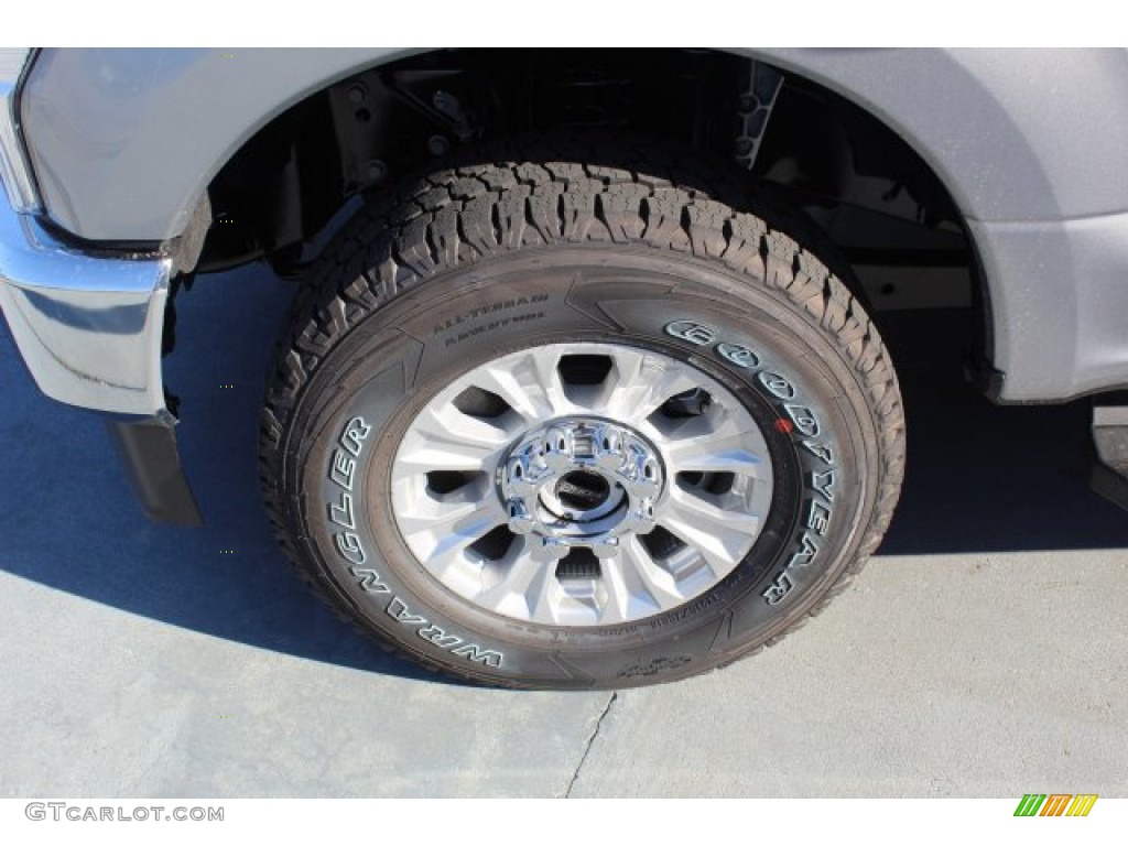 2020 F250 Super Duty XLT Crew Cab 4x4 - Iconic Silver / Medium Earth Gray photo #5