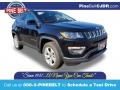 2020 Diamond Black Crystal Pearl Jeep Compass Latitude 4x4  photo #1