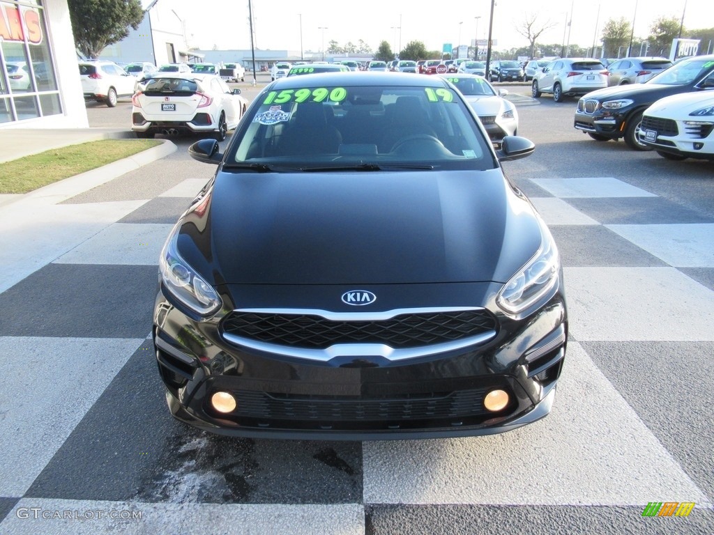 2019 Forte LXS - Aurora Black Pearl / Black photo #2