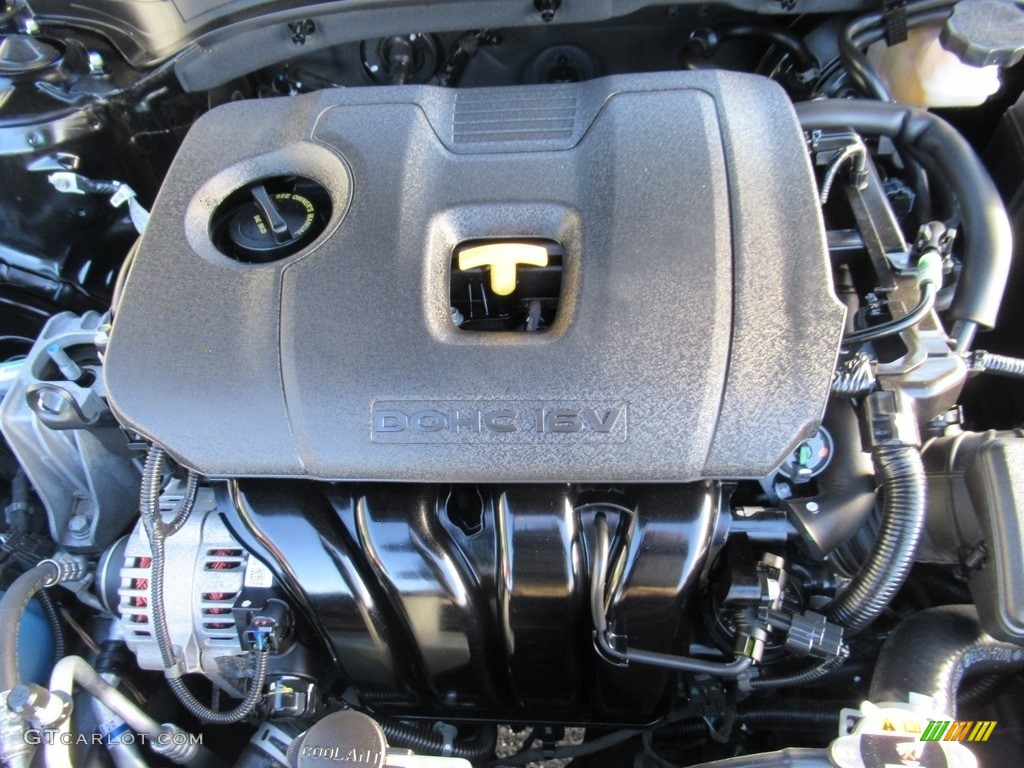 2019 Forte LXS - Aurora Black Pearl / Black photo #6