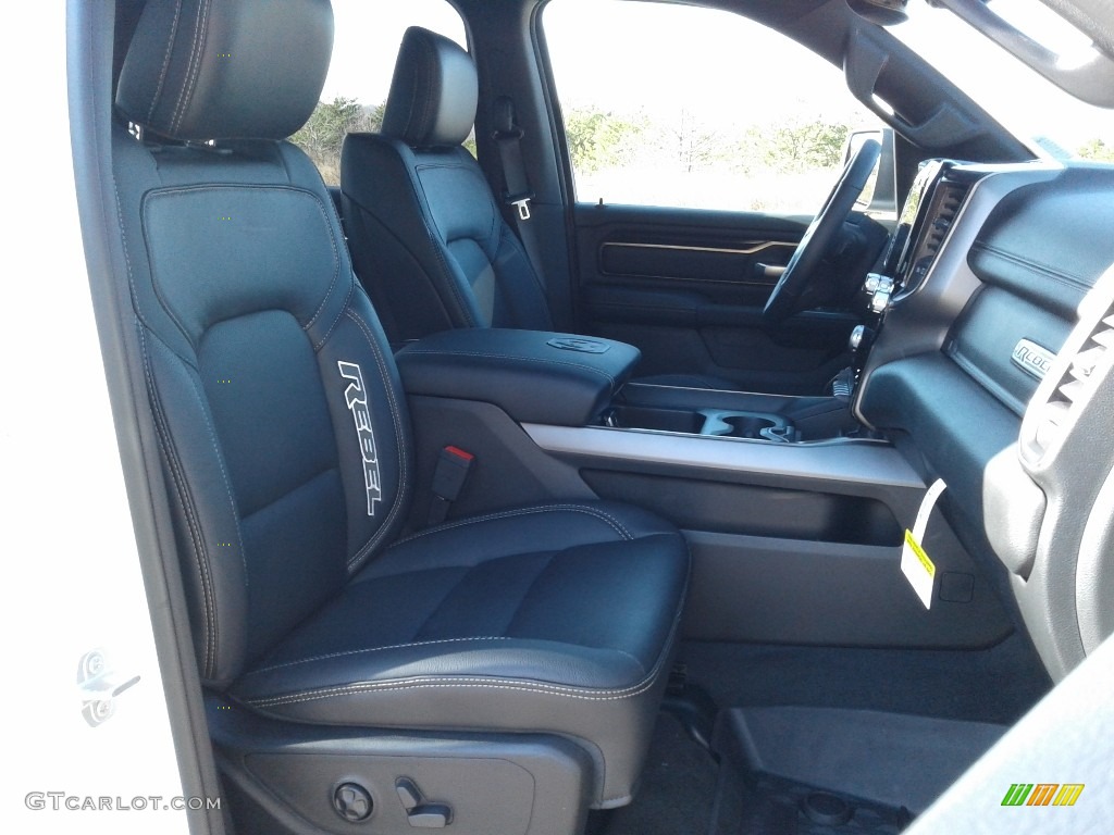 Black Interior 2020 Ram 1500 Rebel Crew Cab 4x4 Photo #136909549