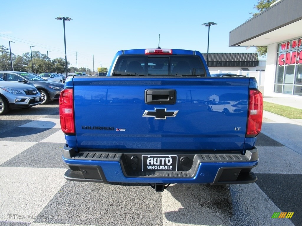 2019 Colorado LT Crew Cab 4x4 - Kinetic Blue Metallic / Jet Black photo #4