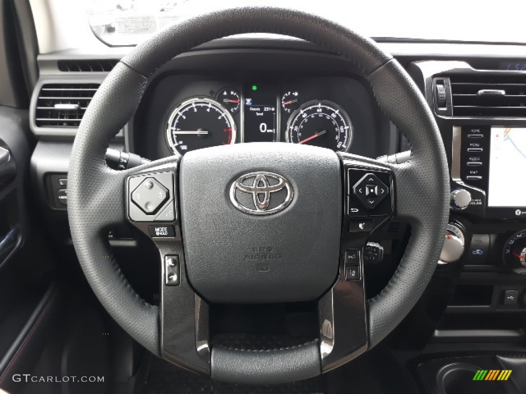 2020 Toyota 4Runner Venture Edition 4x4 Graphite Steering Wheel Photo #136910206
