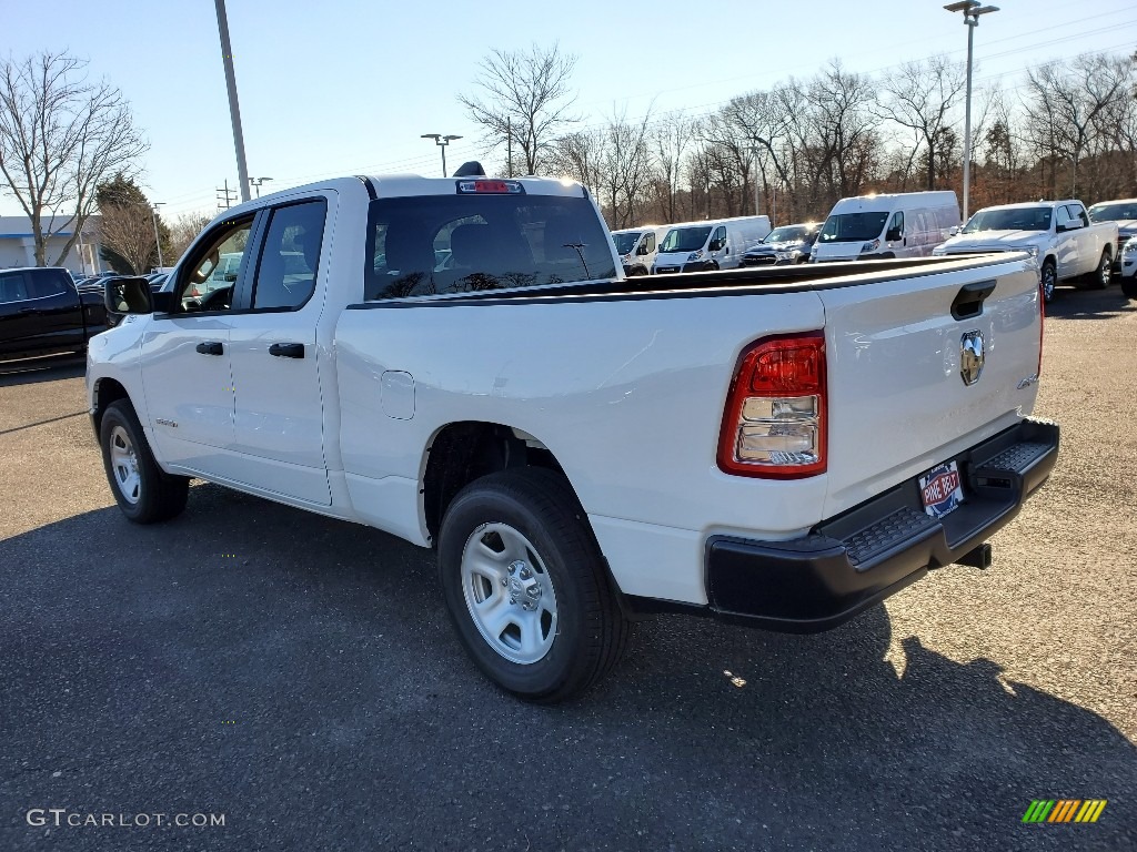 2020 1500 Tradesman Quad Cab 4x4 - Bright White / Black/Diesel Gray photo #4