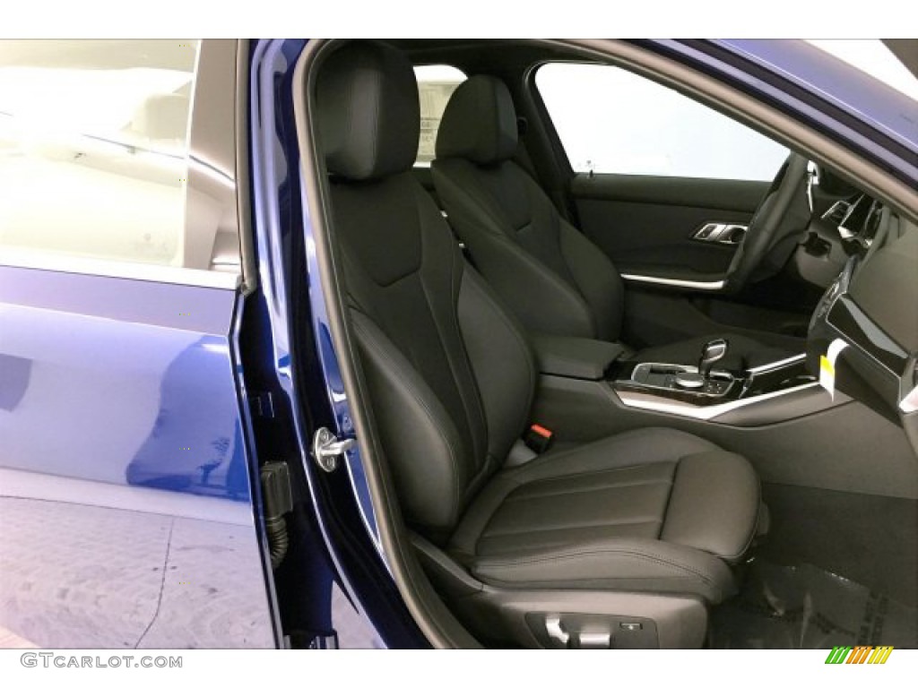 Black Interior 2020 BMW 3 Series 330i Sedan Photo #136914475