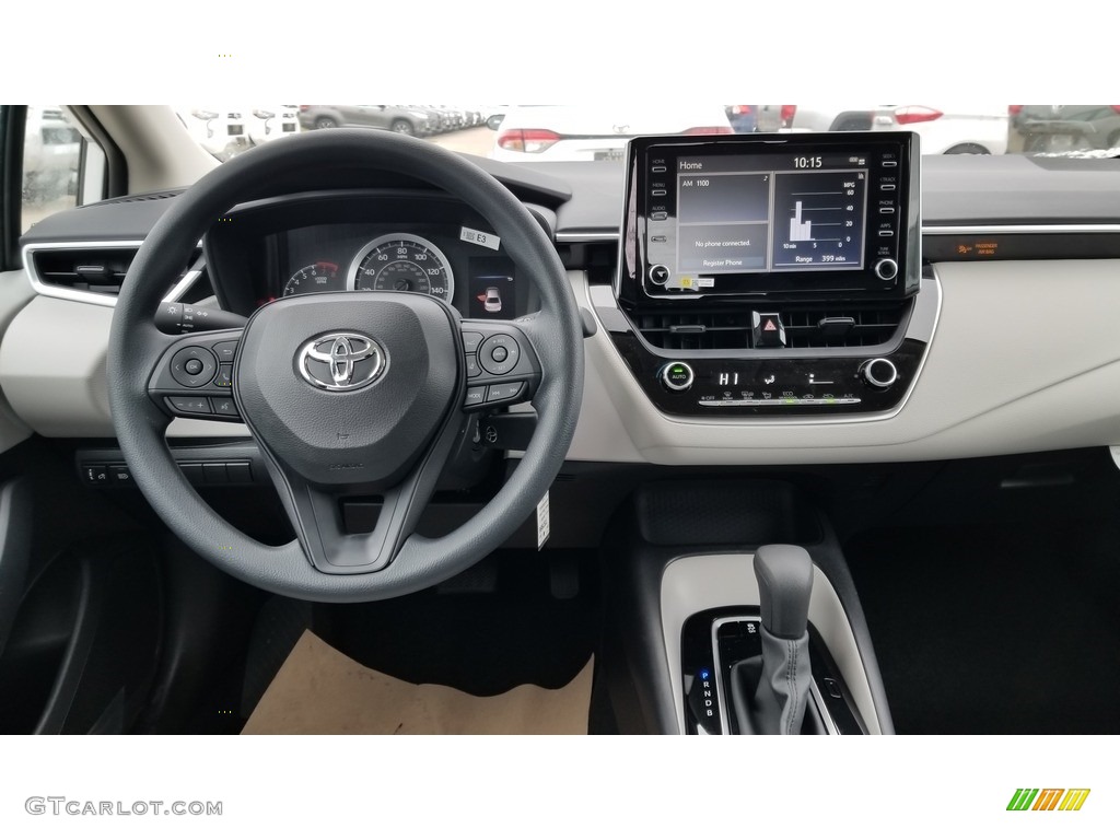 2020 Corolla LE - Super White / Light Gray photo #4