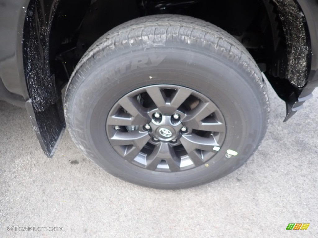 2020 Tacoma SR5 Double Cab 4x4 - Midnight Black Metallic / Cement photo #2