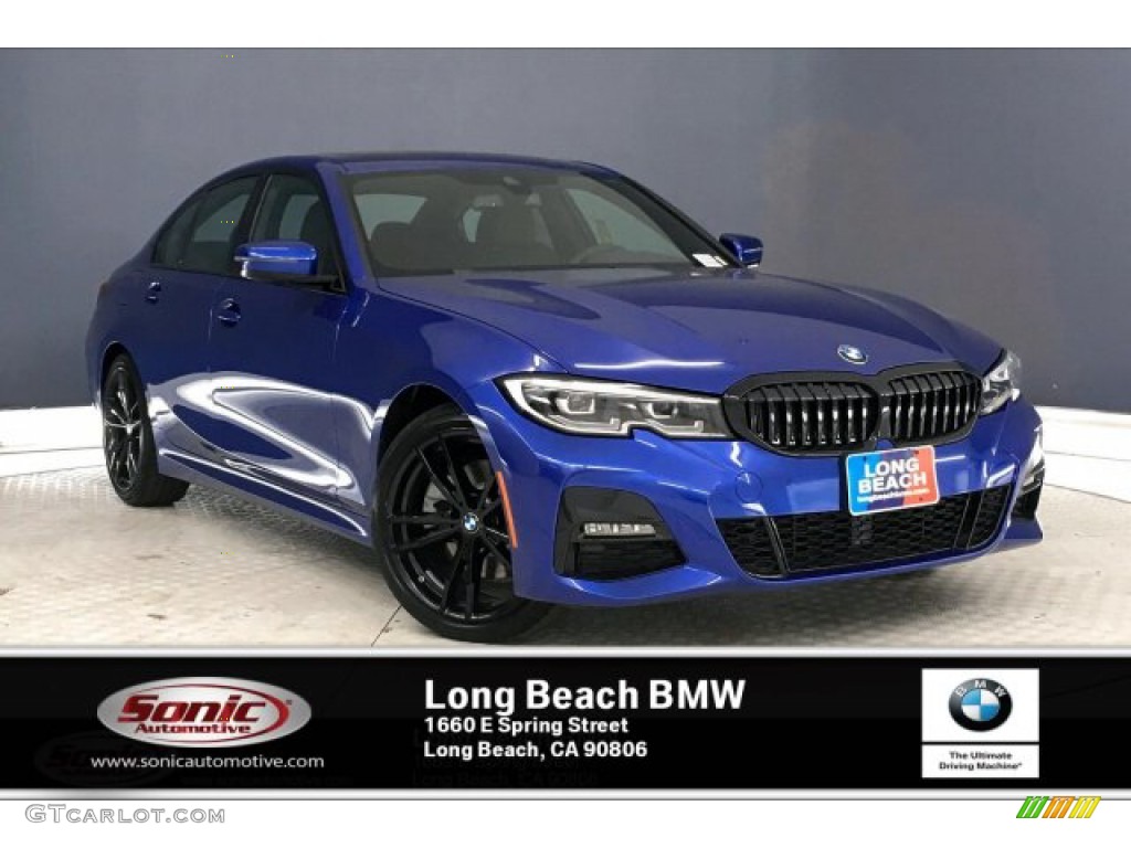 2020 3 Series 330i Sedan - Portimao Blue Metallic / Black photo #1