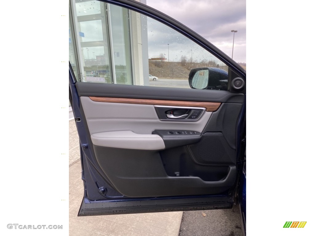 2020 CR-V EX-L AWD - Obsidian Blue Pearl / Gray photo #10