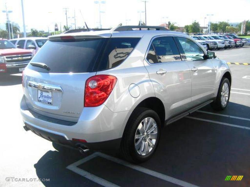 2010 Equinox LT - Silver Ice Metallic / Jet Black photo #6