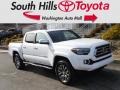 2020 Blizzard White Pearl Toyota Tacoma Limited Double Cab 4x4  photo #1