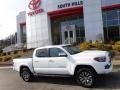 2020 Blizzard White Pearl Toyota Tacoma Limited Double Cab 4x4  photo #2