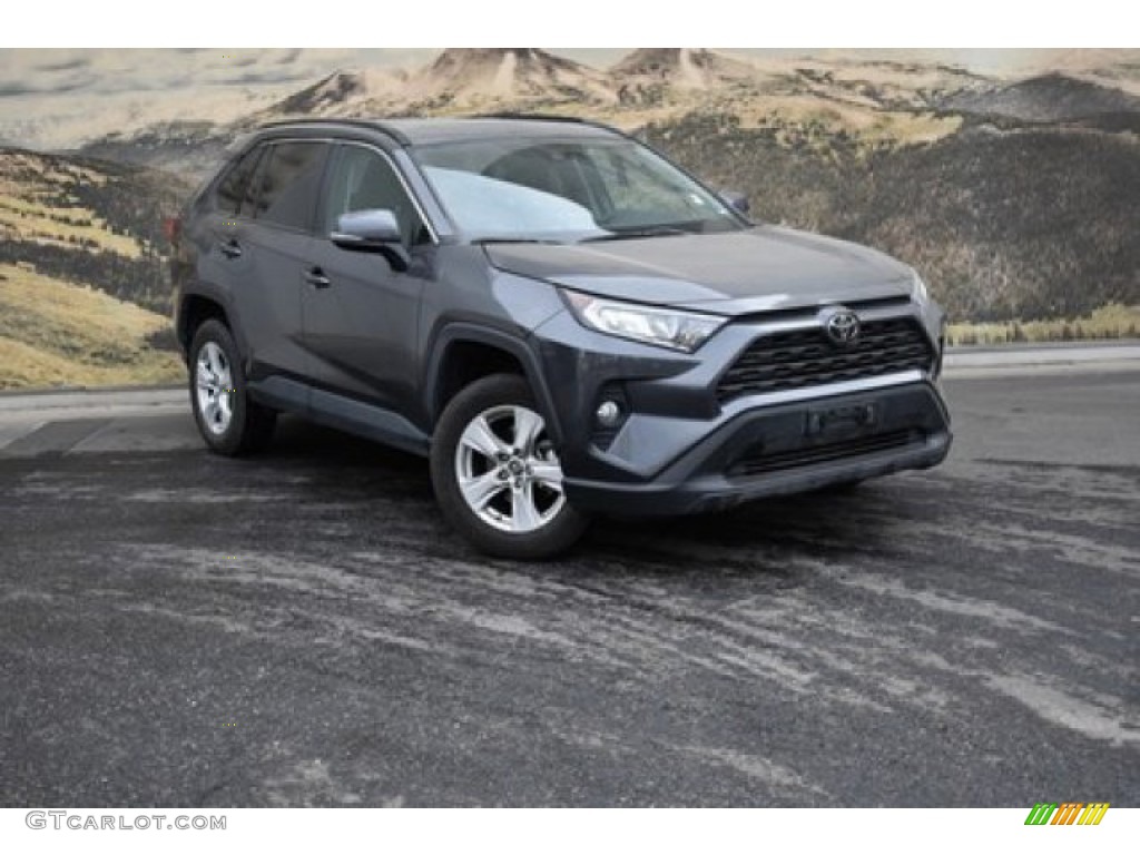 2019 RAV4 XLE AWD - Magnetic Gray Metallic / Black photo #1