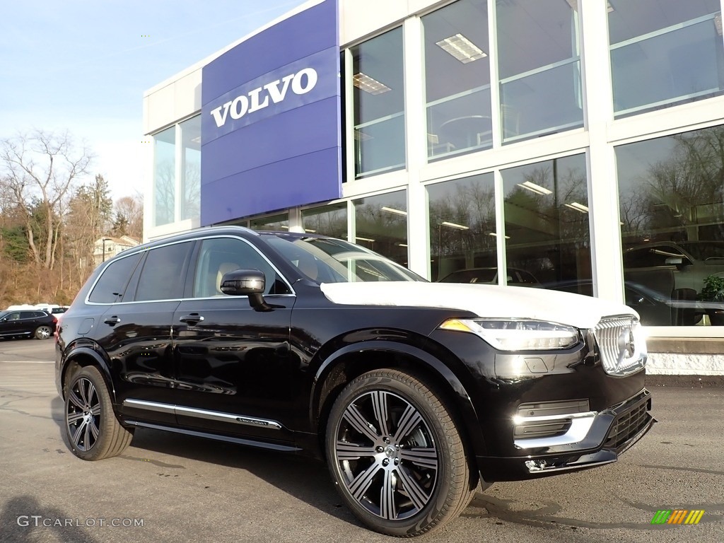 Onyx Black Metallic 2020 Volvo XC90 T6 AWD Inscription Exterior Photo #136926549