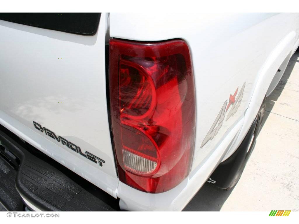 2003 Silverado 2500HD LS Extended Cab 4x4 - Summit White / Tan photo #36