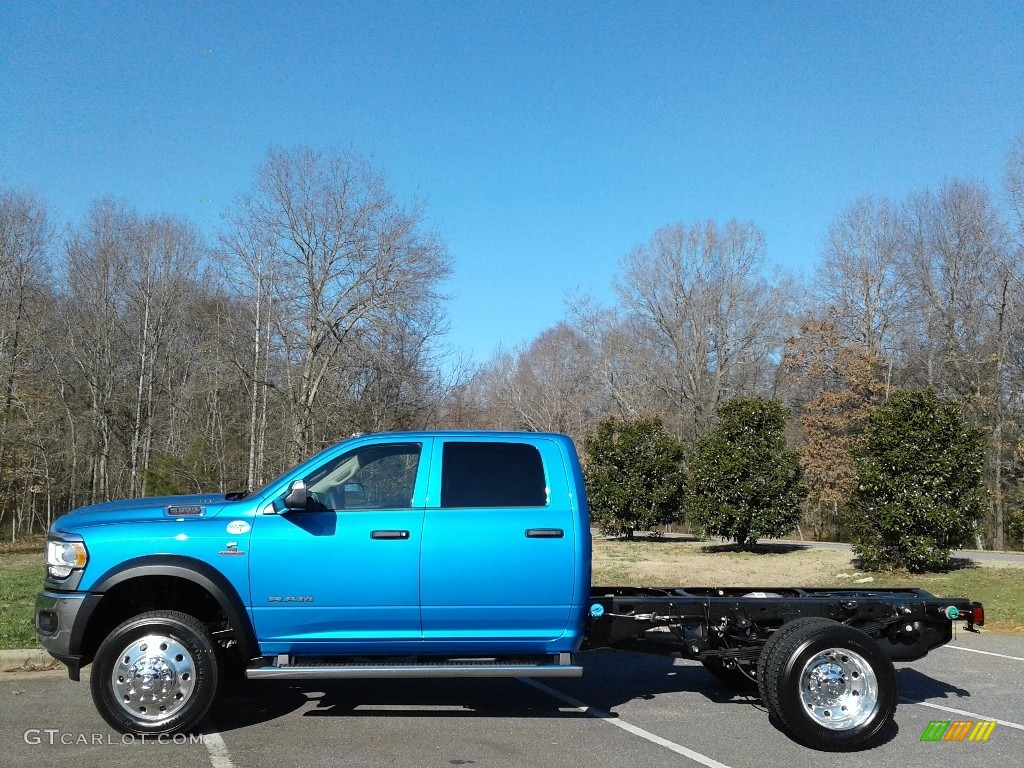 Hydro Blue Pearl 2020 Ram 4500 Tradesman Crew Cab 4x4 Chassis Exterior Photo #136928856