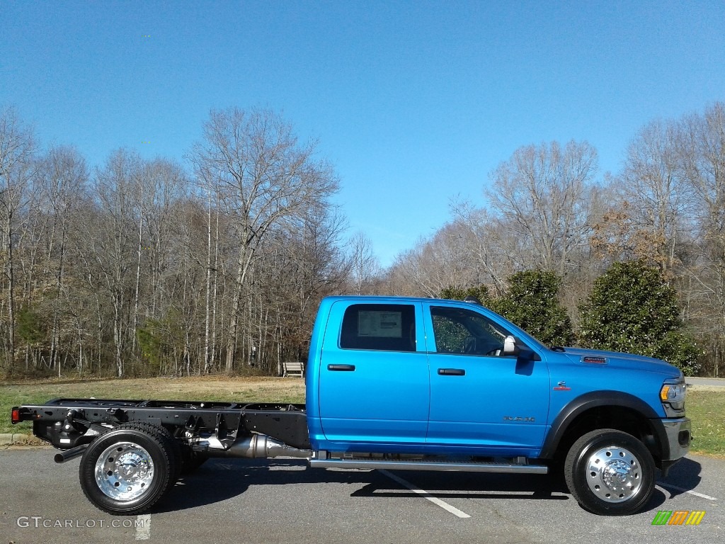 Hydro Blue Pearl 2020 Ram 4500 Tradesman Crew Cab 4x4 Chassis Exterior Photo #136928952