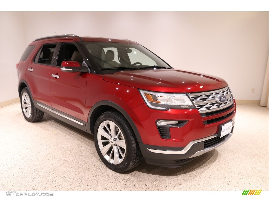 2019 Explorer Limited 4WD - Ruby Red / Medium Stone photo #1