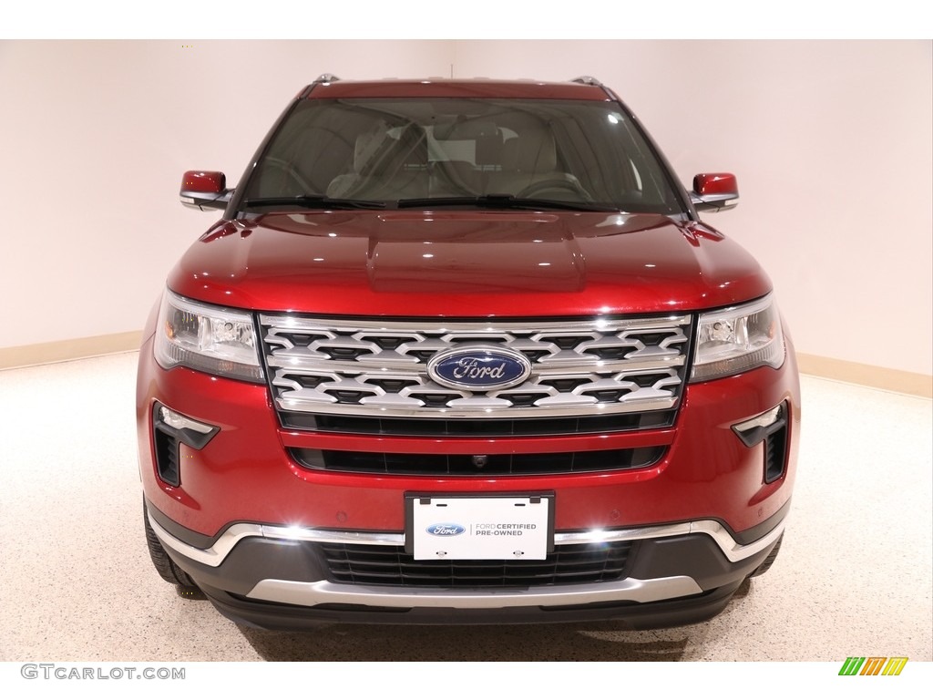 2019 Explorer Limited 4WD - Ruby Red / Medium Stone photo #2