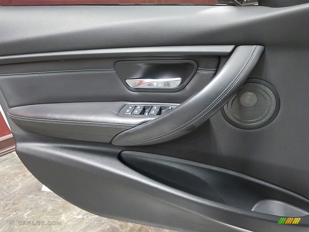 2017 BMW M3 Sedan Black Door Panel Photo #136935810
