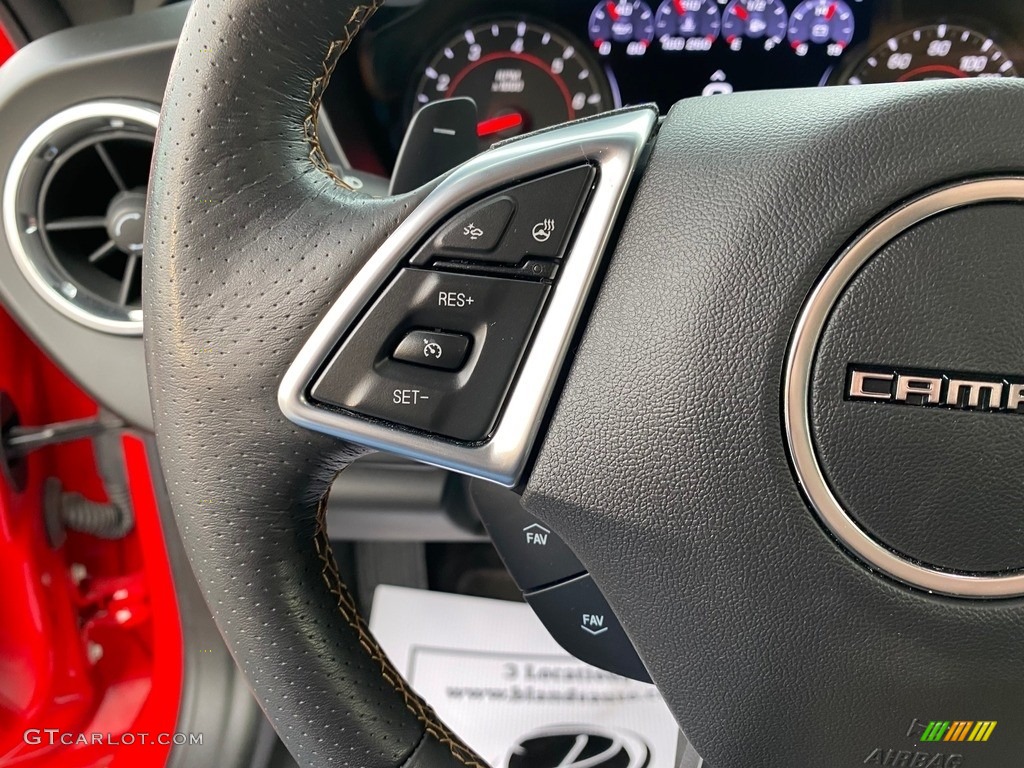 2019 Chevrolet Camaro SS Coupe Kalahari Steering Wheel Photo #136936680