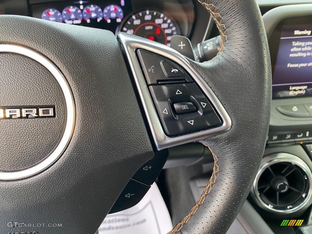 2019 Chevrolet Camaro SS Coupe Kalahari Steering Wheel Photo #136936693