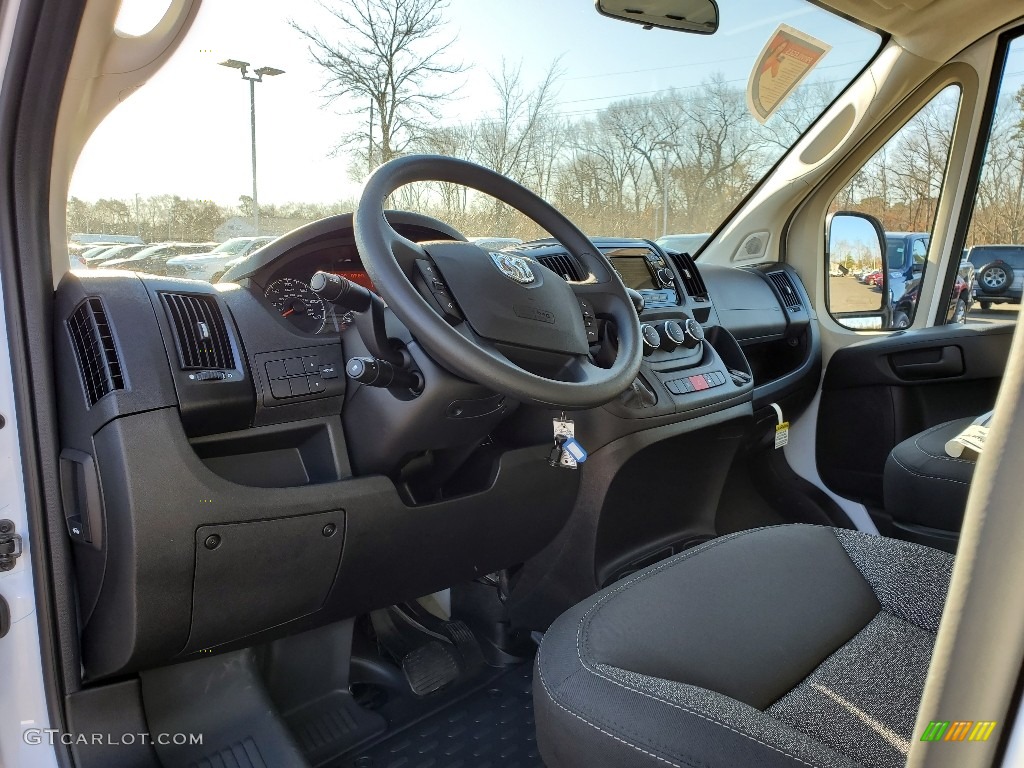 Black Interior 2020 Ram ProMaster 1500 Low Roof Cargo Van Photo #136938240