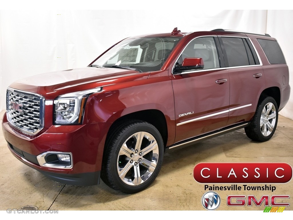 2020 Yukon Denali 4WD - Crimson Red Tintcoat / Cocoa/­Dark Atmosphere photo #1