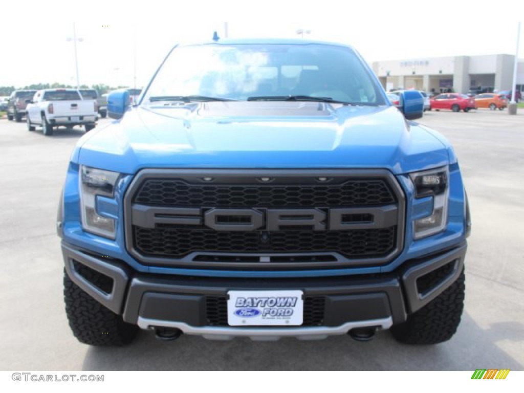 2019 F150 SVT Raptor SuperCrew 4x4 - Performance Blue / Raptor Black photo #2